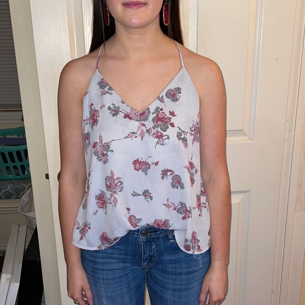Lavender Floral Tank